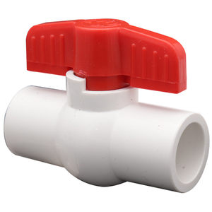 
PVC valve switch water supply pipe ball valve 20 25 32 50 4 points household fish tank plastic joint water pipe accessories
