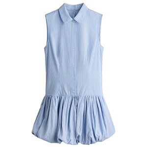 
HM2026 new summer women's bubble hem shirt dress 1317072