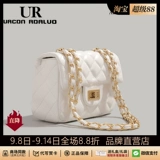 Цепь, сумка через плечо, ремешок для сумки на одно плечо, подарок на день рождения, изысканный стиль, на цепочке, в стиле Шанель