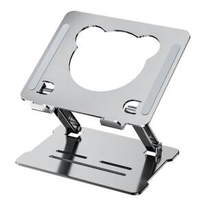 
[US hooys] Laptop stand hanging liftable vertical aluminum alloy bracket macbook keyboard base increase elevated heat dissipation accessories keyboard portable bracket bracket