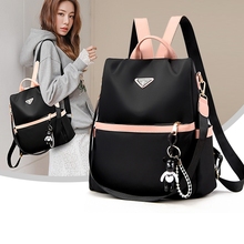 New shoulder bag for women, Korean version, trendy Oxford canvas, college student women's travel bag, anti-theft travel