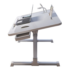 Small table on the bed can be lifted and folded desk for students