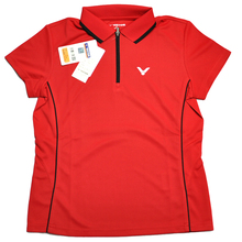 Женский бадминтон Victor Женская футболка с короткими рукавами 1117 Спортивный костюм Polo