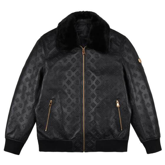 
[Mink fur collar sheepskin] Raidy Boer/Raidy Boer 25 winter men's down leather jacket 2029