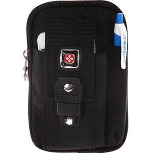Swiss Army Knife Sports mobile phone bag 6 -inch 6.5 -inch multi -function wearing leather mobile phone pocket bag men's running small hanging bag

