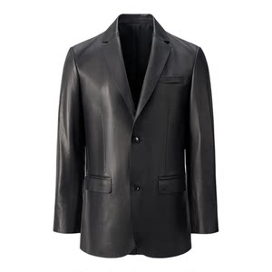 
GIOVANNI VALENTINO autumn and winter genuine leather jacket for men business casual commuter sheepskin suit jacket
