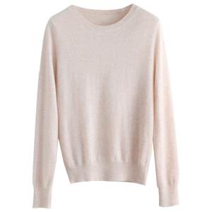 
[Broken Sweater] Cashmere Sweater Autumn New Round Neck Knitted Base Shirt Slim-fit Cardigan Women's Sweater Women's Sweater