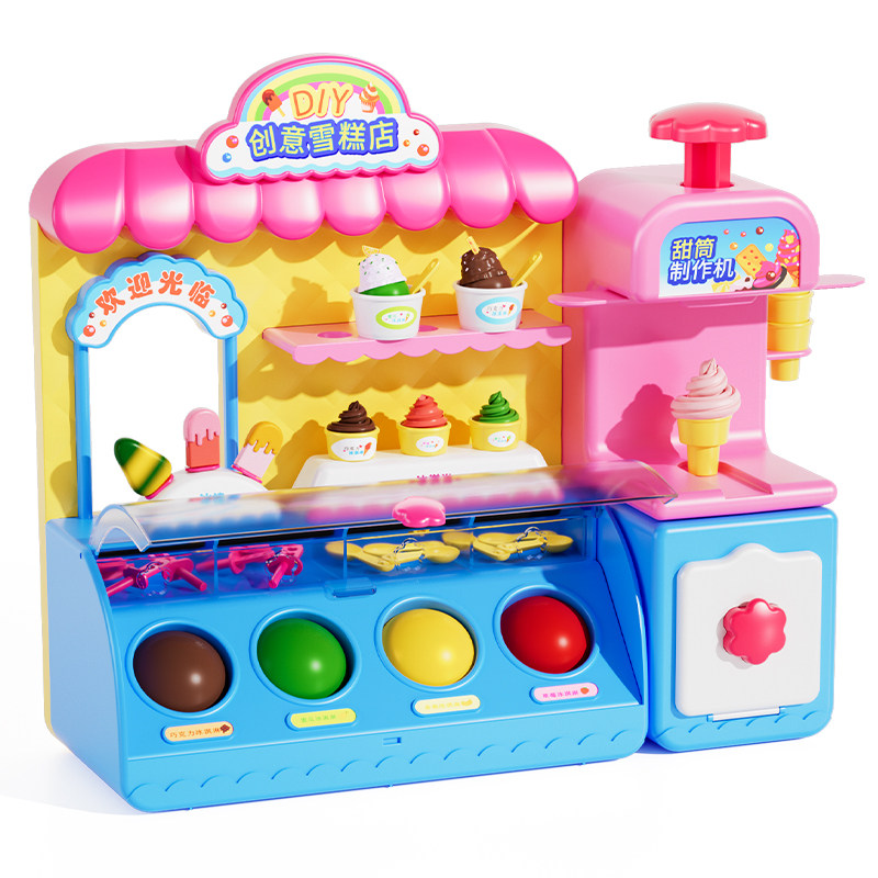 Xiwang Tree Plasticine Tool Set Ice Cream Shop Non-Toxic