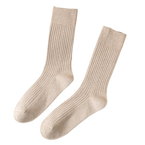 
Men's pure cotton autumn and winter Zhuji men's socks with odor and sweat absorption Japanese cotton thread spring and autumn high-top medium-tube stockings trend