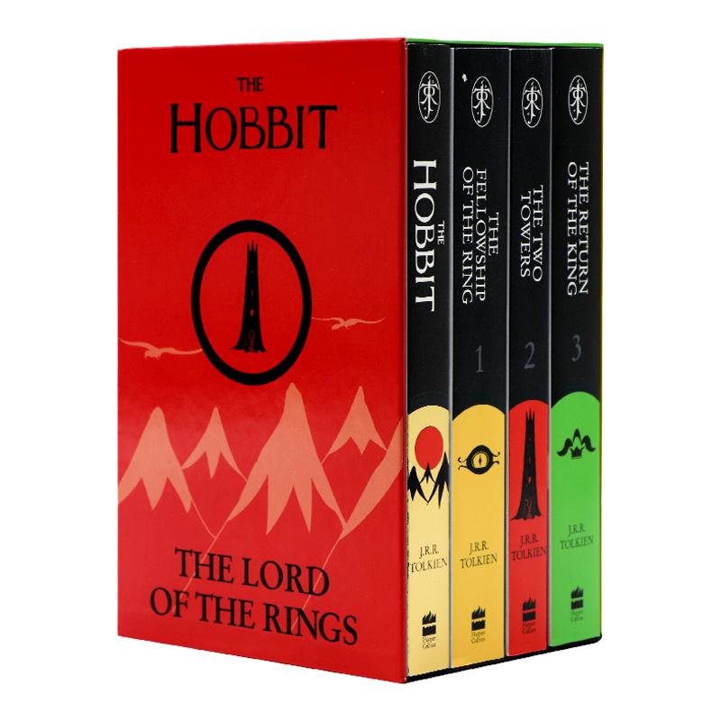 4冊ボックスセット 指輪物語&ホビット　洋書　ペーパーバック ホビットの冒険と指輪物語 4巻セット - J.R.R.トールキン - 英語