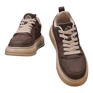
HLA/Heilan House Men's Shoes New Spring Fashion Popular Splicing Casual Shoes Versatile Thick Soles Wear-Resistant Increase