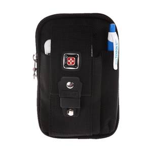
Swiss Army Knife Men's vertical mobile phone bag wearing belt waist bag 6 inch 7 inch mobile phone bag multifunctional casual small hanging bag