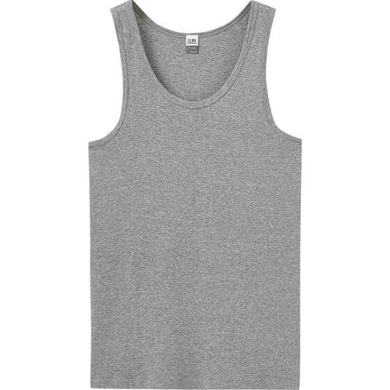 
[2 pieces] Three gun vest men's pure cotton breathable sweat-absorbing base wearing loose cotton men's sweat shirt I-shaped home