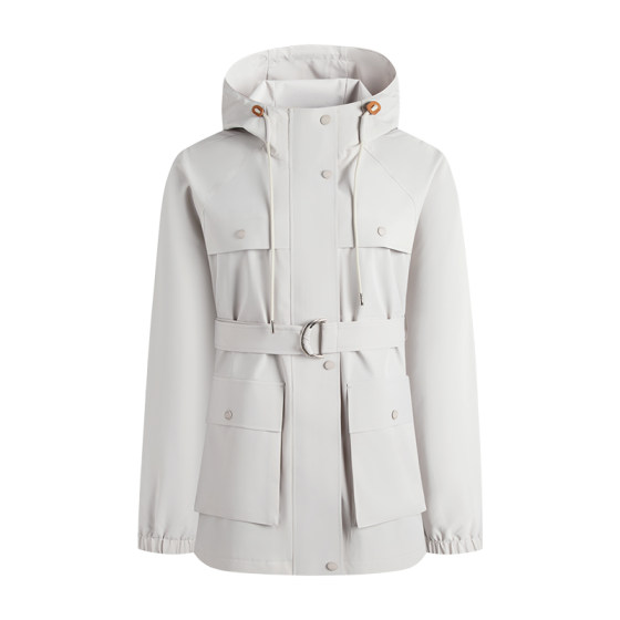 
[Three-proof] Navigare Italian small sailing hooded mid-length windbreaker for women 25 autumn new wide version jacket