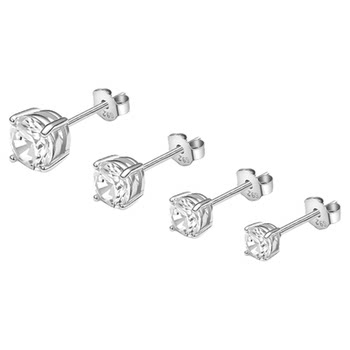 
999 Sterling Silver Mermaid Tears Earrings Exquisite and Super Sparkling