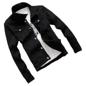 
Jackets Men's 2026 Autumn and Winter New Fashion Casual Work Wear Tops Velvet White Men's Denim Jacket
