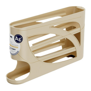 Slide rolling egg storage box storage household refrigerator side door kitchen egg pickup tool new automatic egg roll rack