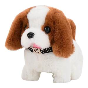Children's toy dogs will walk and call baby simulation electric plush puppy cute pet boy girl gifts
