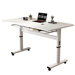 Can lifted the computer desktop folding desk Student writing desk home children's learning desk office workbench
