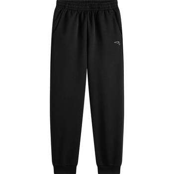 ANTA children's fleece sweatpants autumn and winter trousers and sweatpants