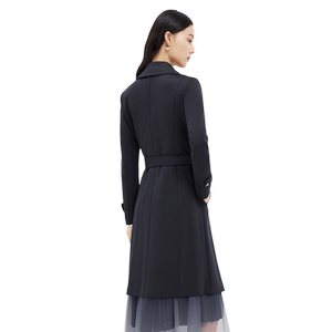 
[Multi-color] Koradior Air-layer Double-breasted Trench Coat Mid-length Temperature Jacket