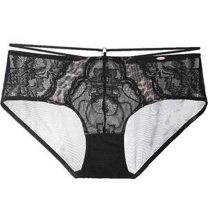 
Greer sexy lace underwear women's new pure desire hollow mid-rise low-waist abstinence-tie briefs