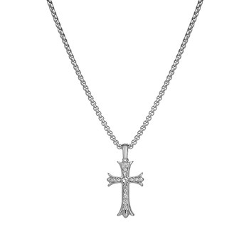 VOYAGE diamond cross niche design necklace