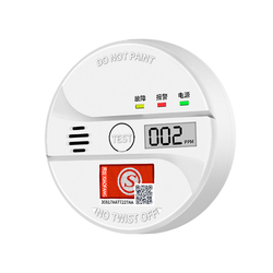 Carbon Monoxide Alarm Household Honeycomb Soot Gas Leak Detector Battery Co Detection Alarm