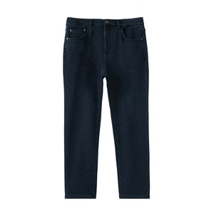 
Winter business versatile, composite down bottom thick four-stretch fabric, men's slim jeans DBJ374