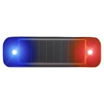 Motorcycles solar warning flashing lights
