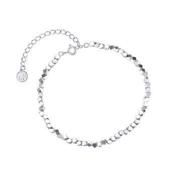 Vana Broken Silver Couple Silver Bracelet Huang Zihongfan Same Style