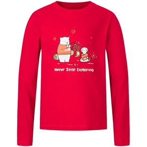 
The North Face children's clothing for boys and girls, pure cotton long-sleeved T-shirts, outdoor comfortable and breathable TheNorthFace8CFY