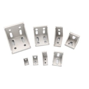
Aluminum profile corner code connector 2020/3030/4040 aluminum alloy corner base black right angle piece fixing accessories