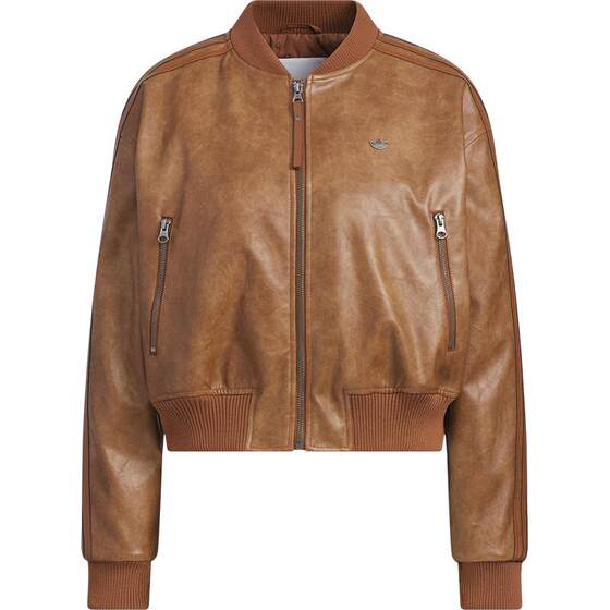 
Adidas/Adidas official genuine clover women's retro warm sports stand collar cotton jacket KC2655