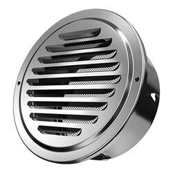 Stainless steel thickened flat-out hood exterior wall air outlet exhaust hood exhaust outlet range hood exhaust pipe ventilation mesh cover
