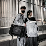 Ранец, брендовая сумка через плечо, модный трендовый вместительный и большой рюкзак, в корейском стиле, подходит для подростков, подходит для студента