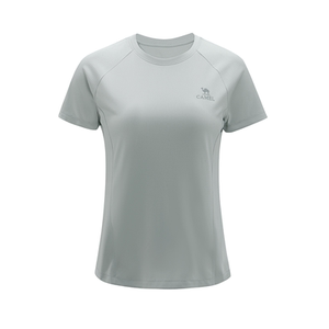 
[Slippery T] Camel outdoor quick-drying T-shirt for men 26 spring and summer short-sleeved stretch breathable sweat-absorbent sports top for women