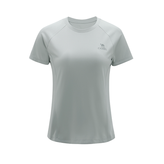 
[Slippery T] Camel outdoor quick-drying T-shirt for men 26 spring and summer short-sleeved stretch breathable sweat-absorbent sports top for women