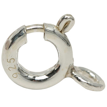 S925 sterling silver gold-plated spring buckle DIY lift