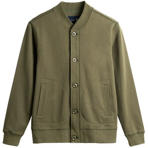 
Dad's spring clothes sweatshirt pure cotton men's clothing middle-aged and elderly large size loose baseball collar coat old man grandpa spring and autumn clothes