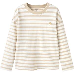 
Balabala baby long-sleeved T-shirt children's striped cotton base shirt boys and girls spring and autumn new tops