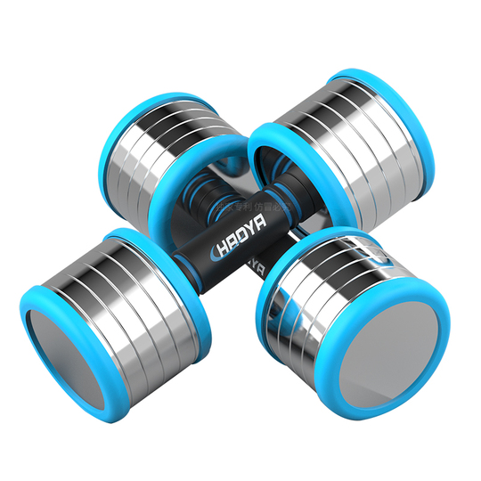 Super sub 電解めっきステンレス鋼ダンベルセット - 家庭用