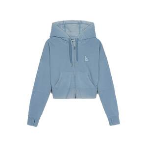 
MLB official women's hooded distressed retro short simple fashion sweatshirt jacket spring and summer new TRB13