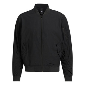 
Casual simple bomber jacket men's adidas official outlets light sports
