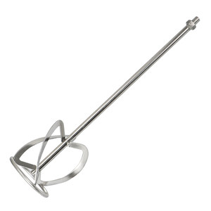 Stainless steel mixing rod M12 cement gray and gray elegant powder paint paint m14 spiral S -shaped steering wheel
