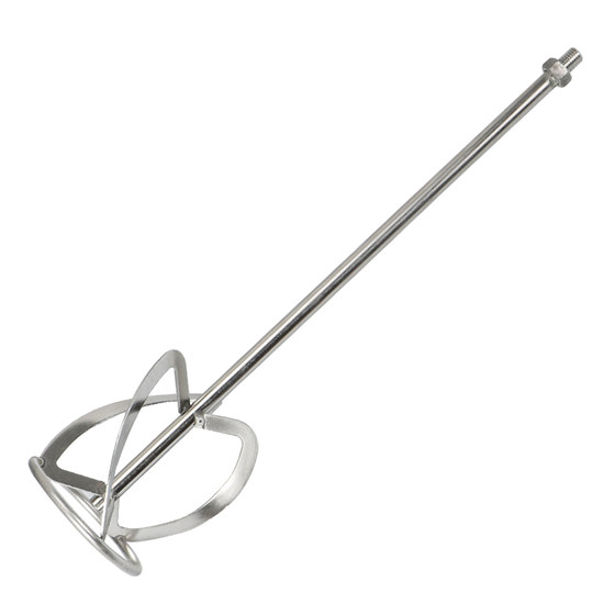 Stainless steel mixing rod M12 cement gray and gray elegant powder paint paint m14 spiral S -shaped steering wheel
