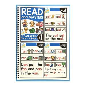 phonics English natural spelling word card CVC primary school English letters textbook teaching tools