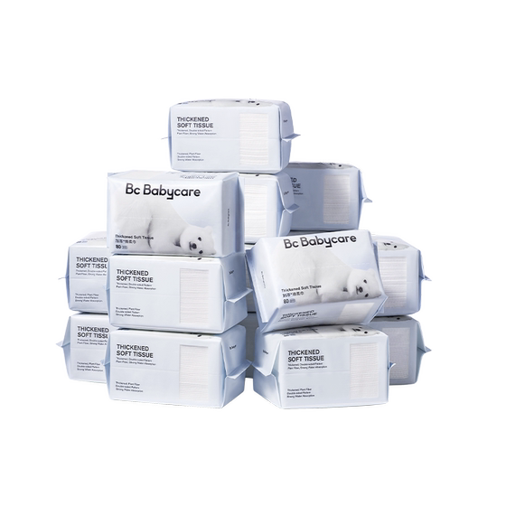 
babycare bear baby newborn infant baby maternal and infant disposable tissue special 80 pump face towel