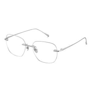 
6g titanium frame LOHO rimless glasses for women with myopia can be equipped with prescription glasses frames, ultra-light anti-blue light rimless glasses frames