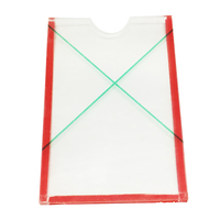 Double-layer Acrylic Card Slot Paper Box | A4/A5/A3 Plexiglass Transparent Display | 5-Inch/6-Inch Insert Box